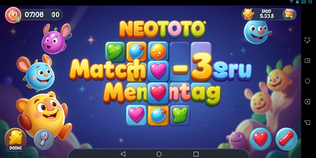 Tampilan gameplay NEOTOTO yang seru dan menantang.