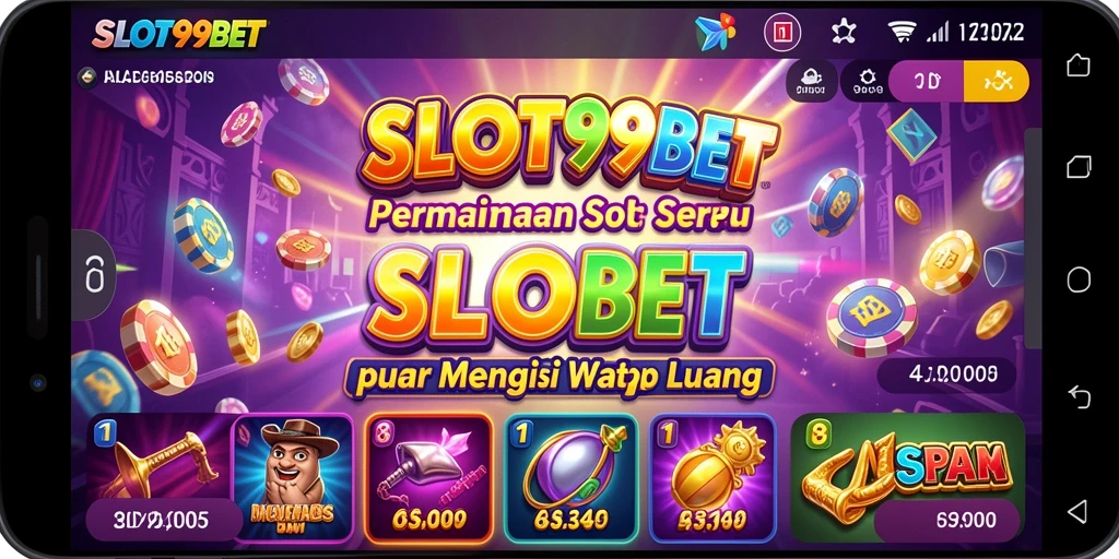 Tampilan menarik dari gameplay SLOT99BET dengan mesin slot seru.